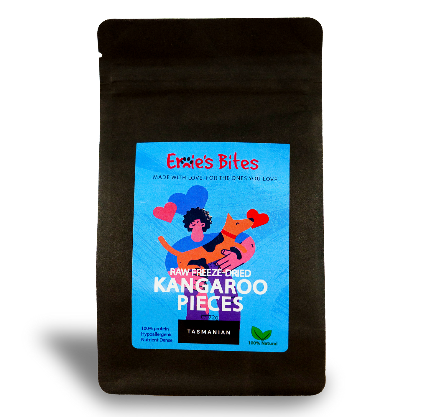 100% Aussie Kangaroo Pieces 72g